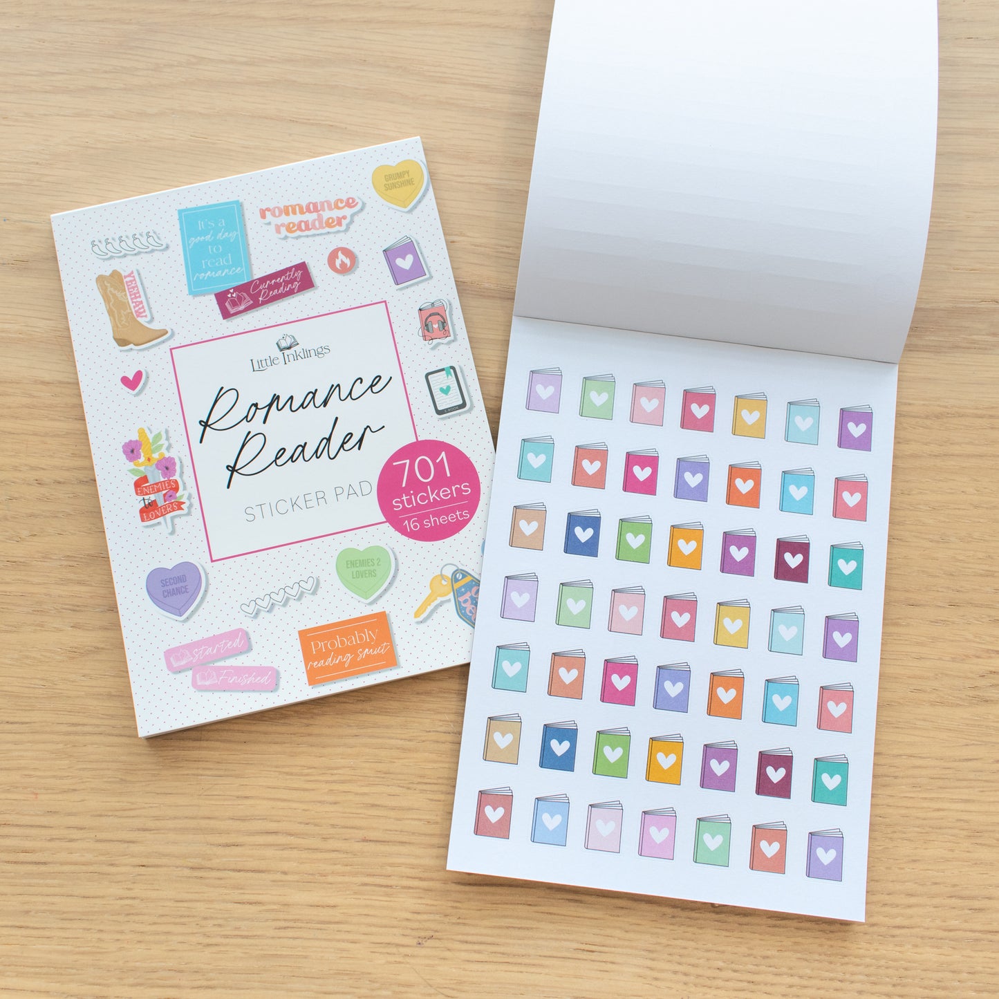 Romance Reader Sticker Pad