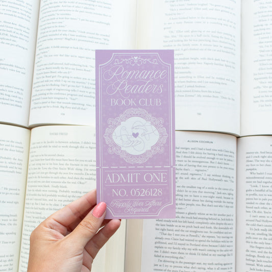 Romance Readers Book Club - Oversized Bookmark