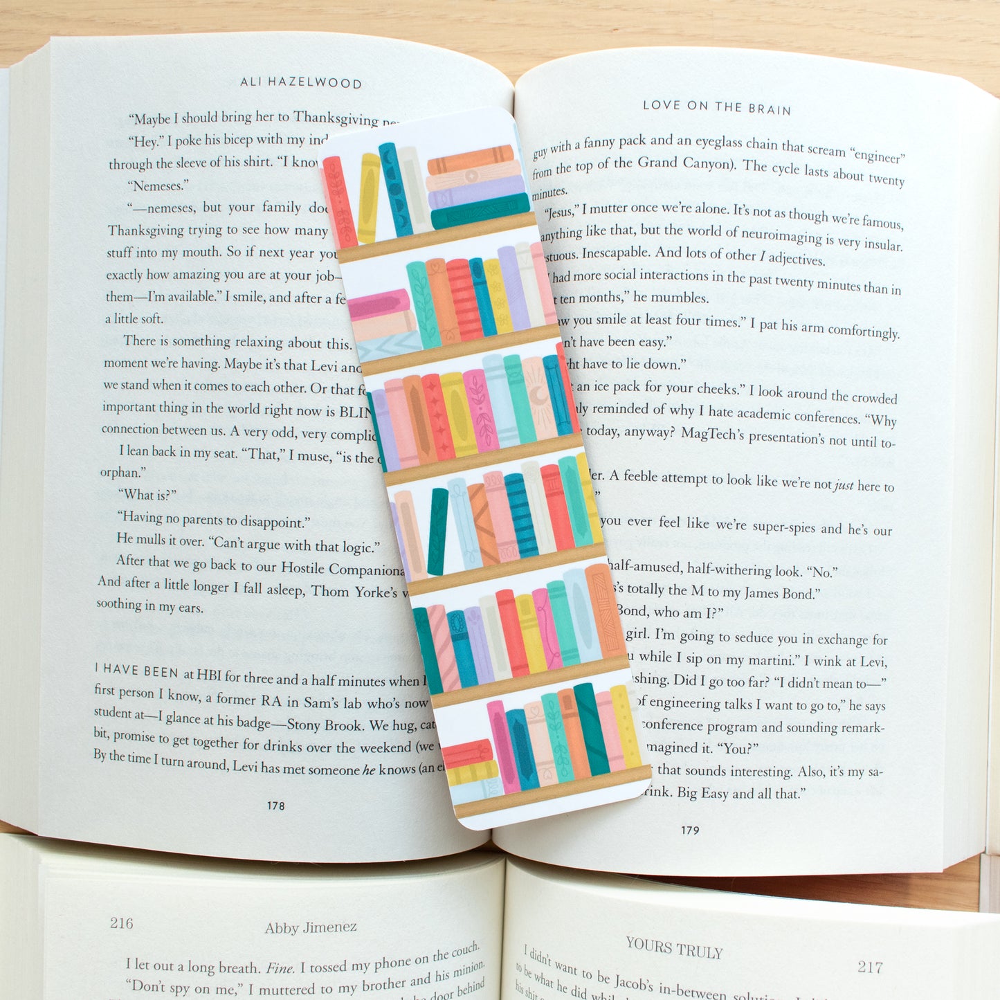 Bright Bookshelf Bookmark