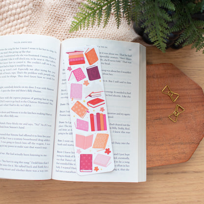 Pink Books Bookmark