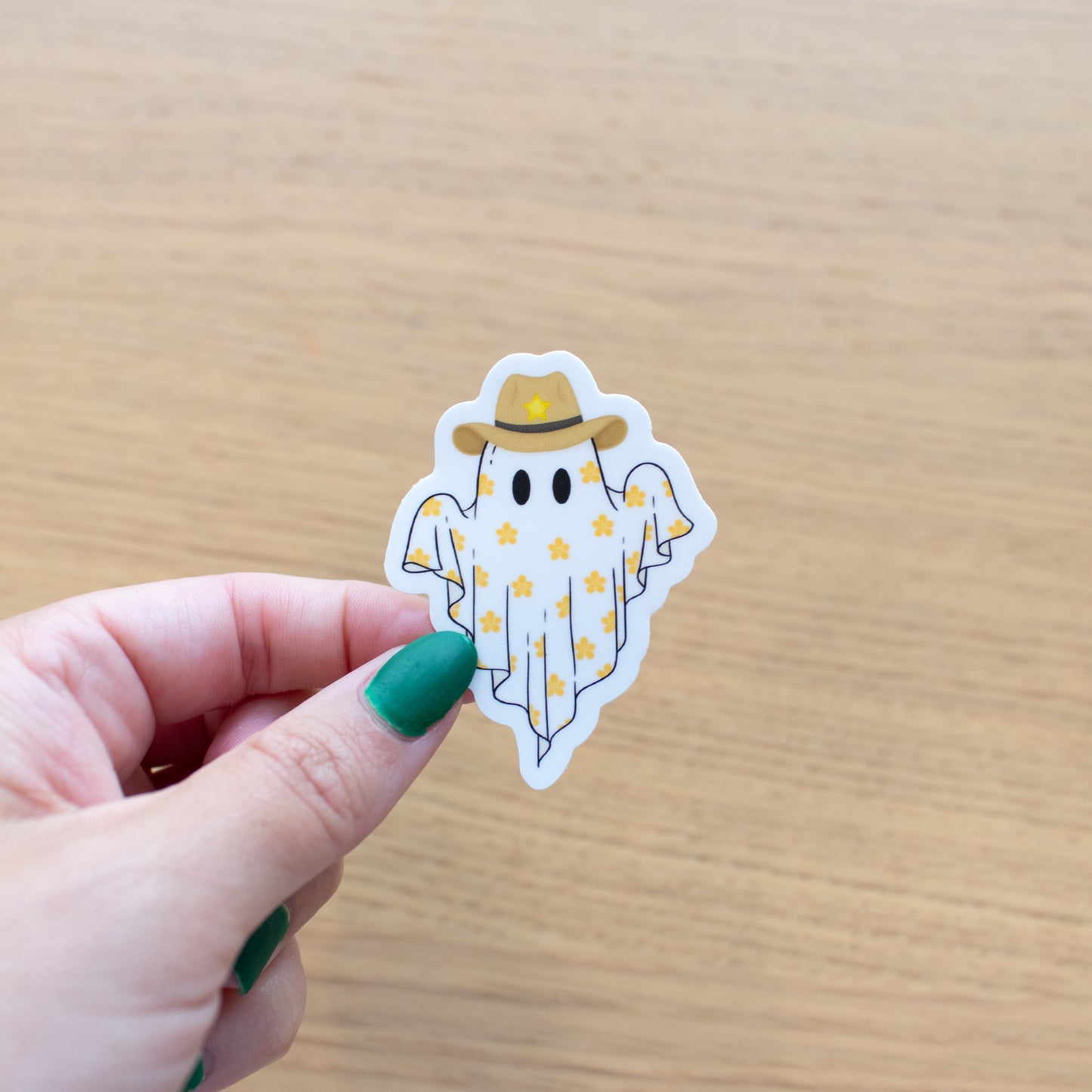 Cowboo-ey Ghost - Vinyl Sticker