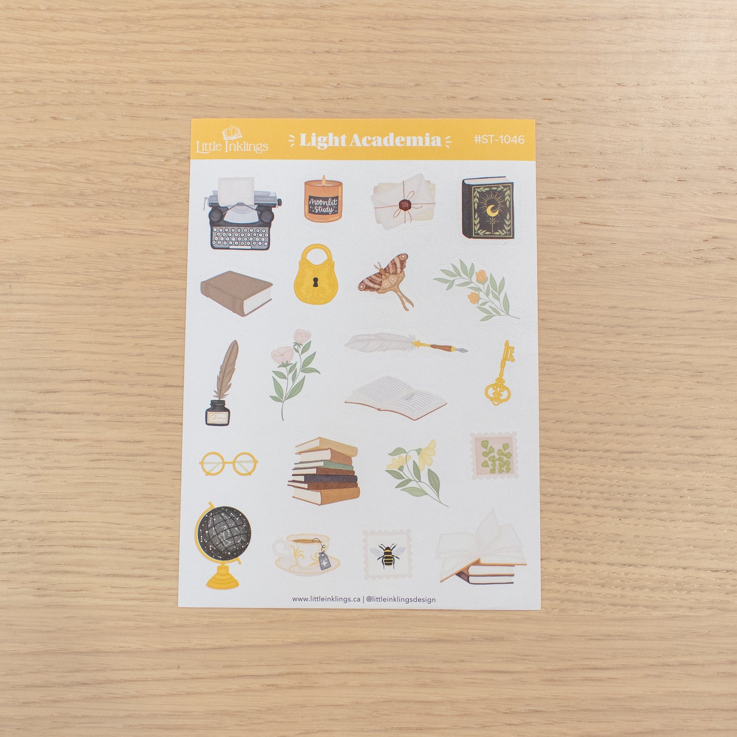 Light Academia - Planner Stickers