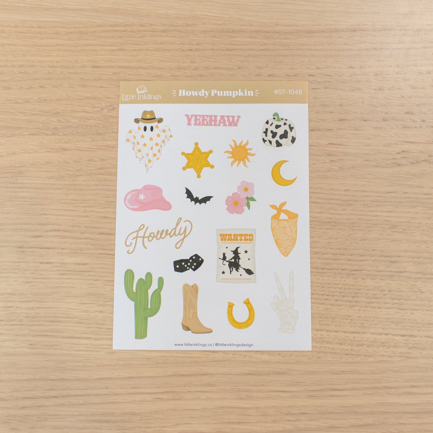 Howdy Pumpkin - Planner Stickers