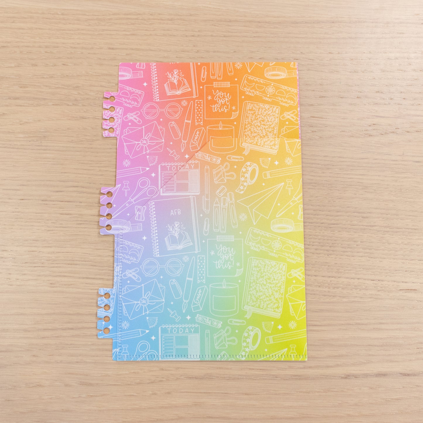 Rainbow Stationery - AFB Snap-In Folder