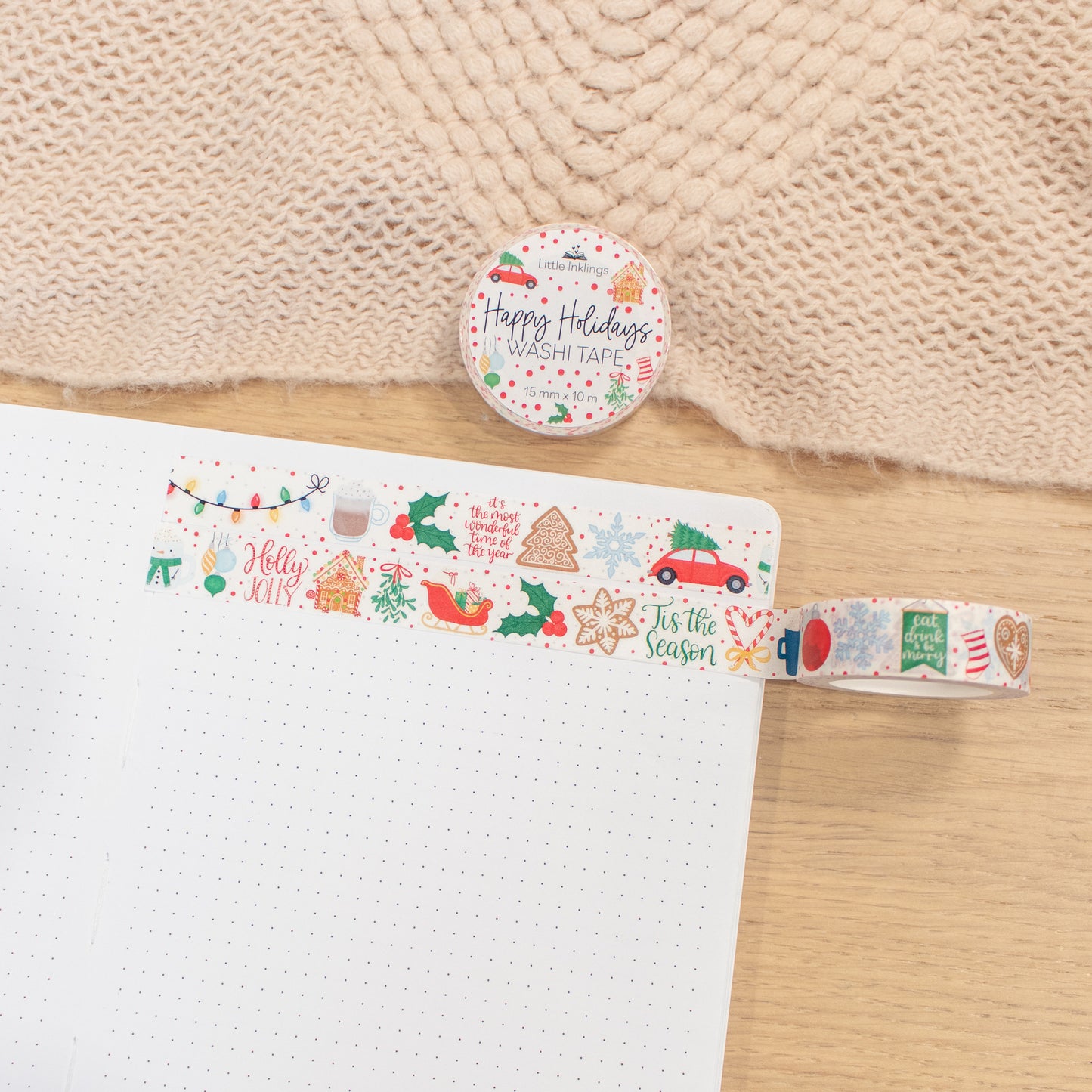 Happy Holidays - Washi Tape