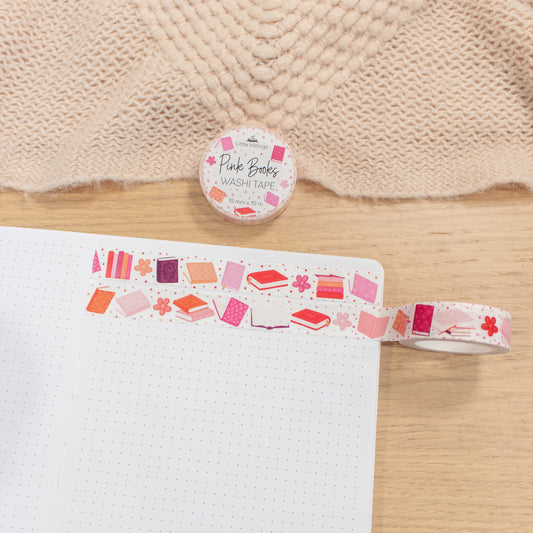 Pink Books - Washi Tape