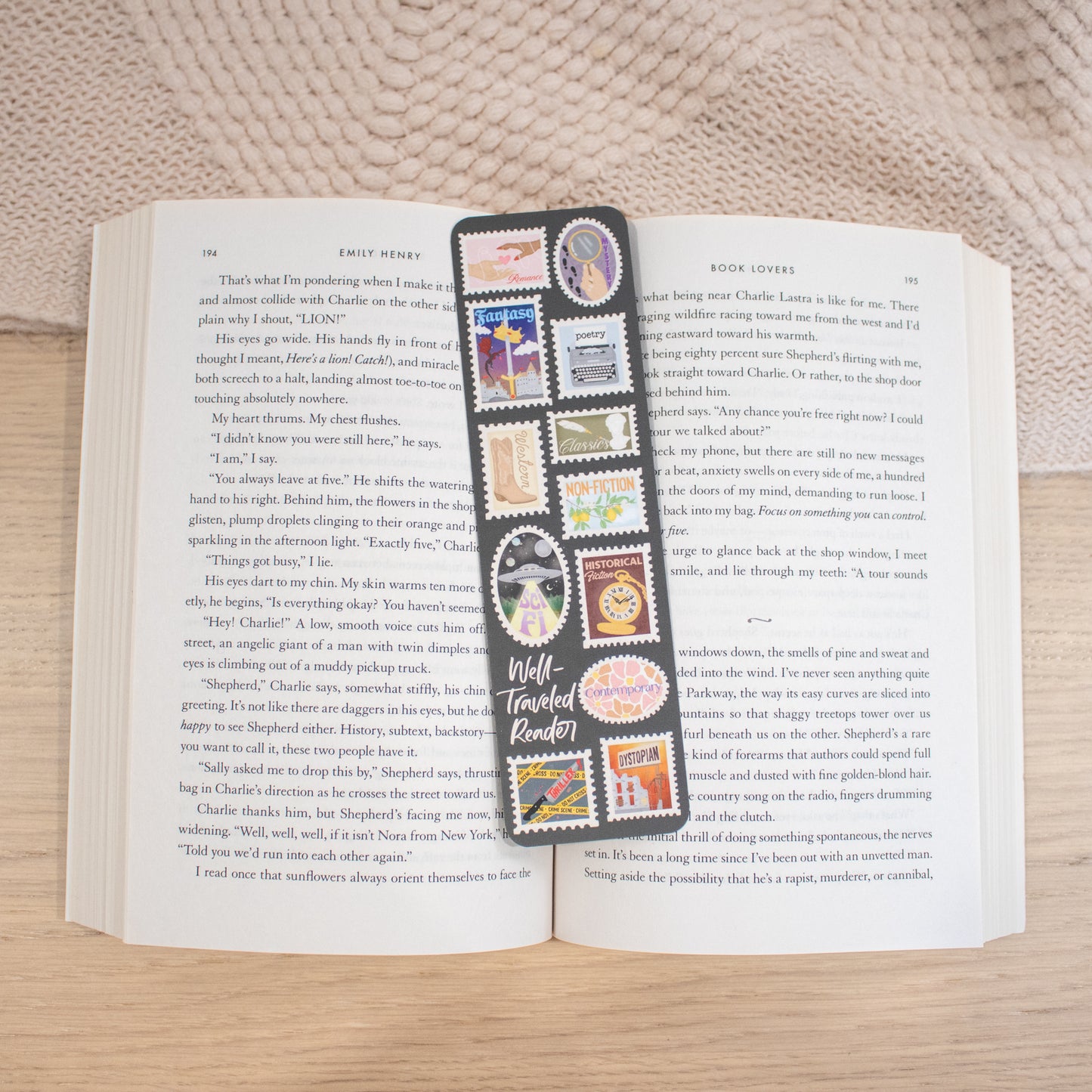 Genre Stamps Bookmark