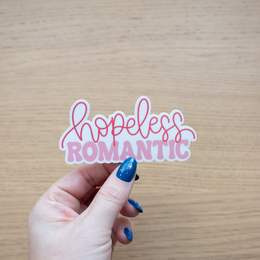 Hopeless Romantic- Vinyl Sticker