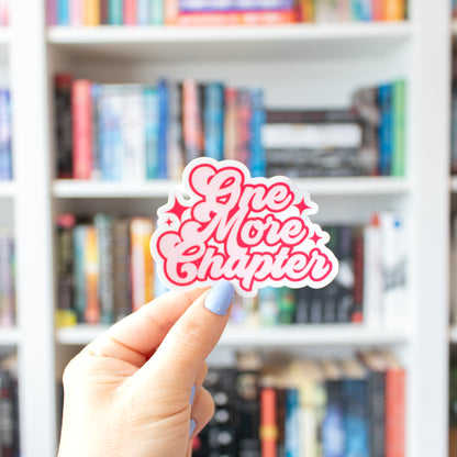 One More Chapter - Pink - Vinyl Sticker