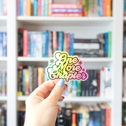 One More Chapter - Holographic - Vinyl Sticker