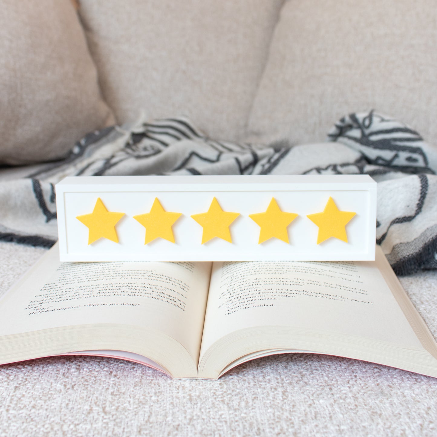 Star Rating - 3D Printed Shelf Decor