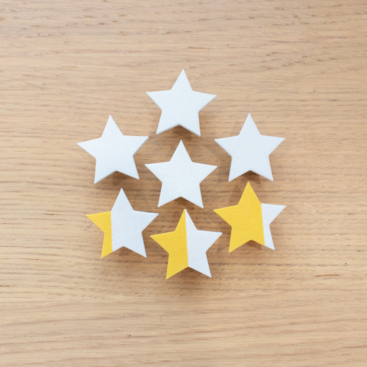 Adjustable Star Rating Add-On - 3D Printed Set