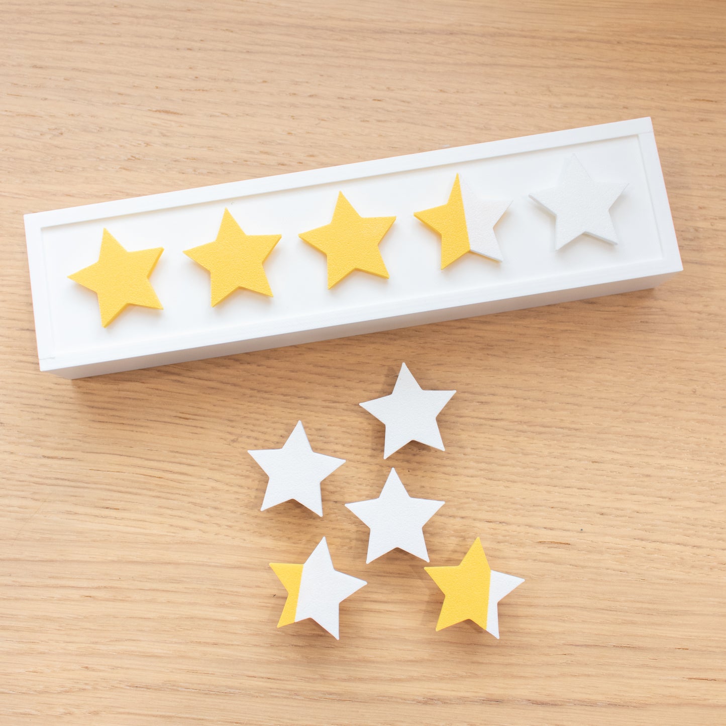 Adjustable Star Rating Add-On - 3D Printed Set