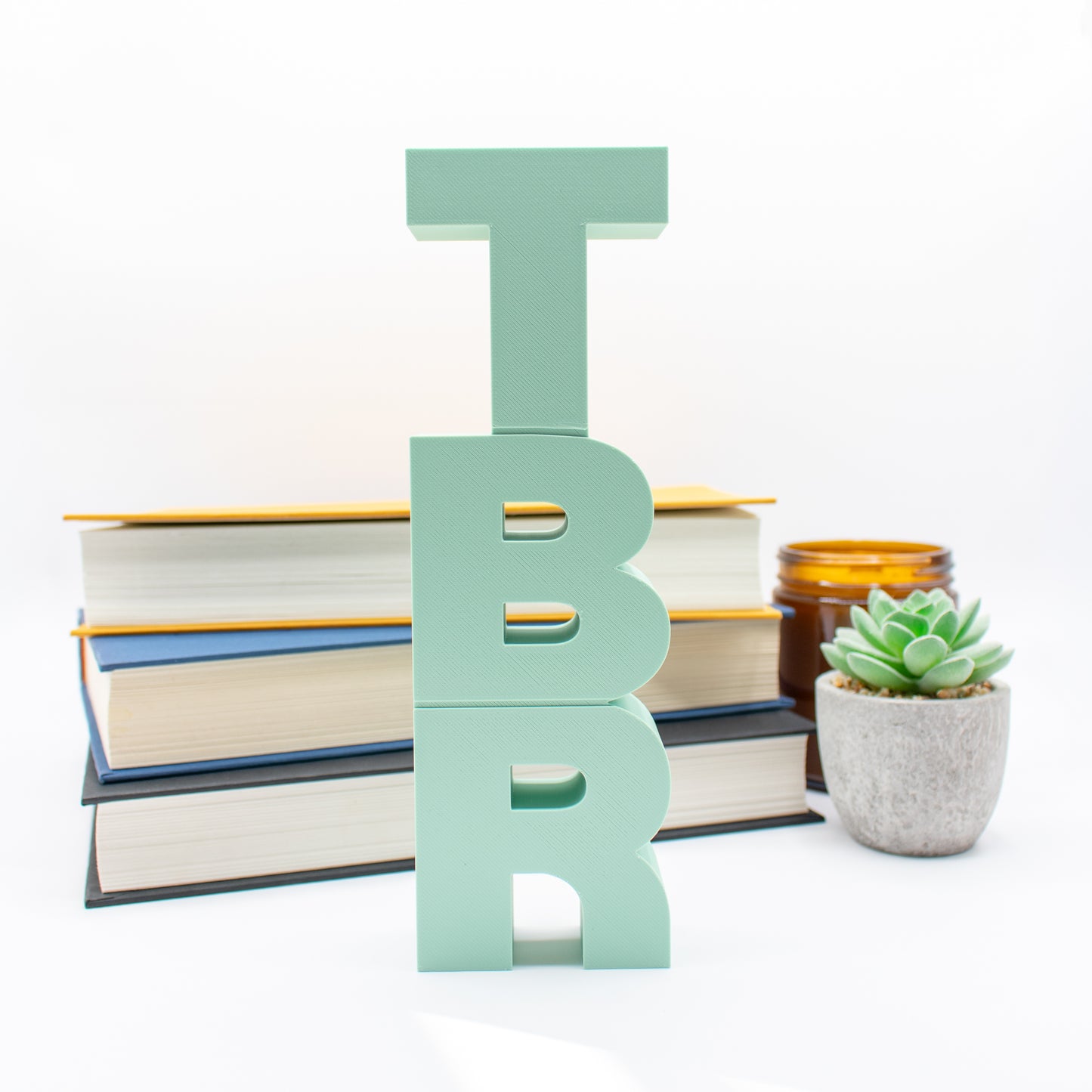 TBR 3D Printed Shelf Decor