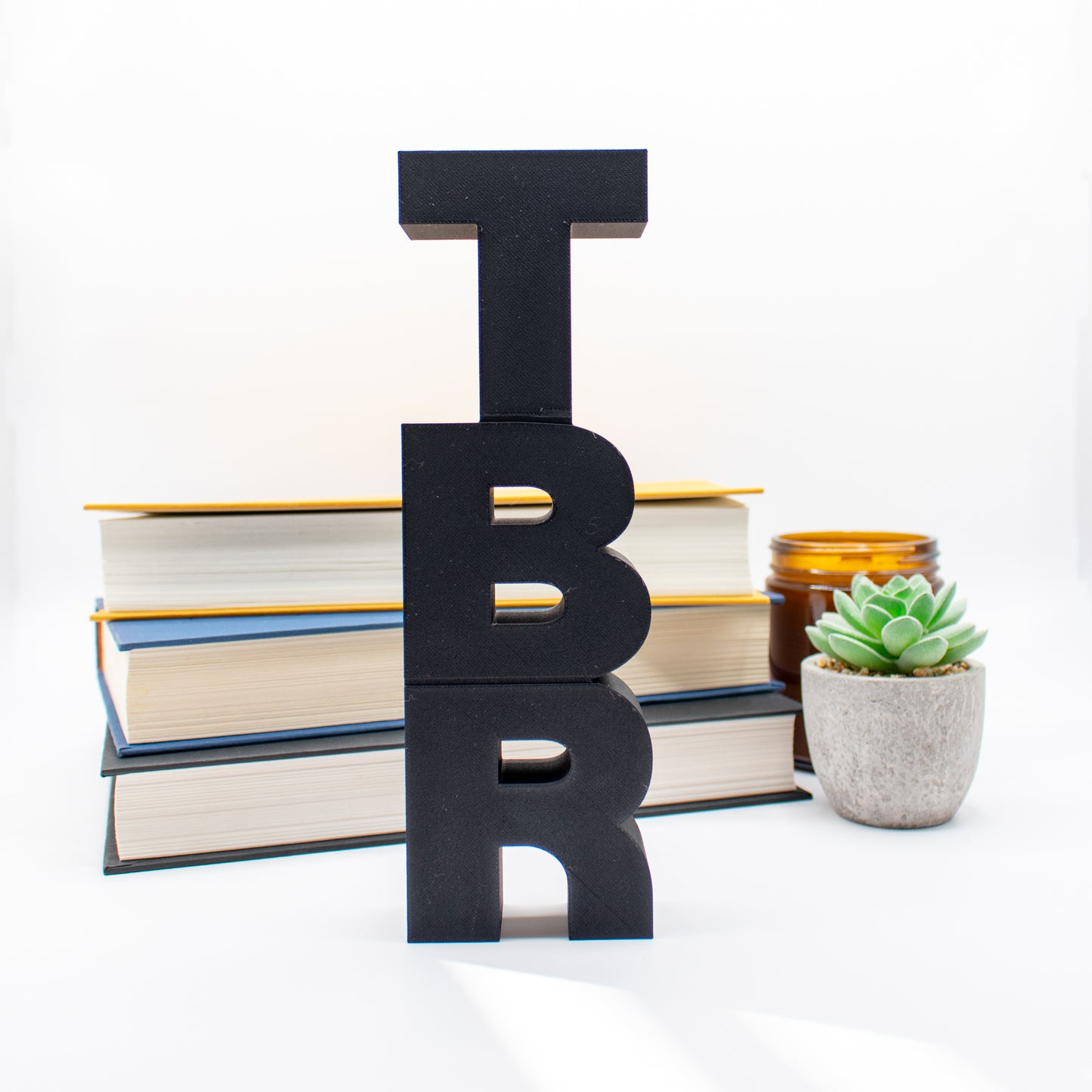 TBR 3D Printed Shelf Decor