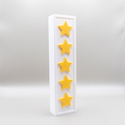 Star Rating - 3D Printed Shelf Decor