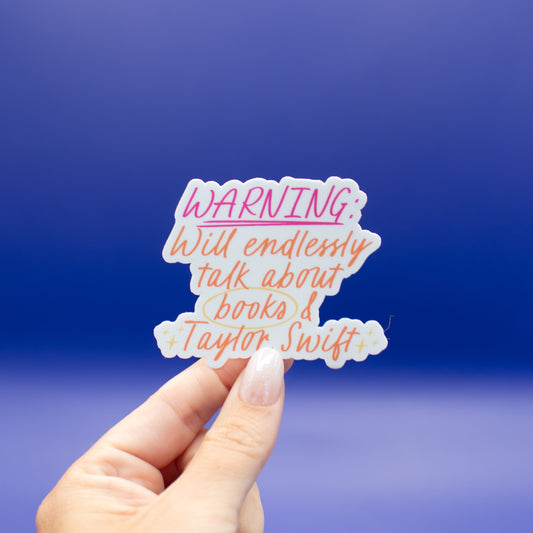 Will Endlessly Talk - Vinyl Sticker