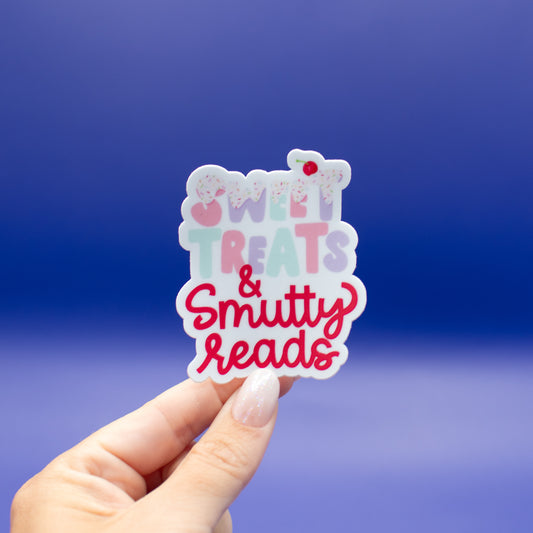 Sweet Treats & Smutty Reads - Vinyl Sticker