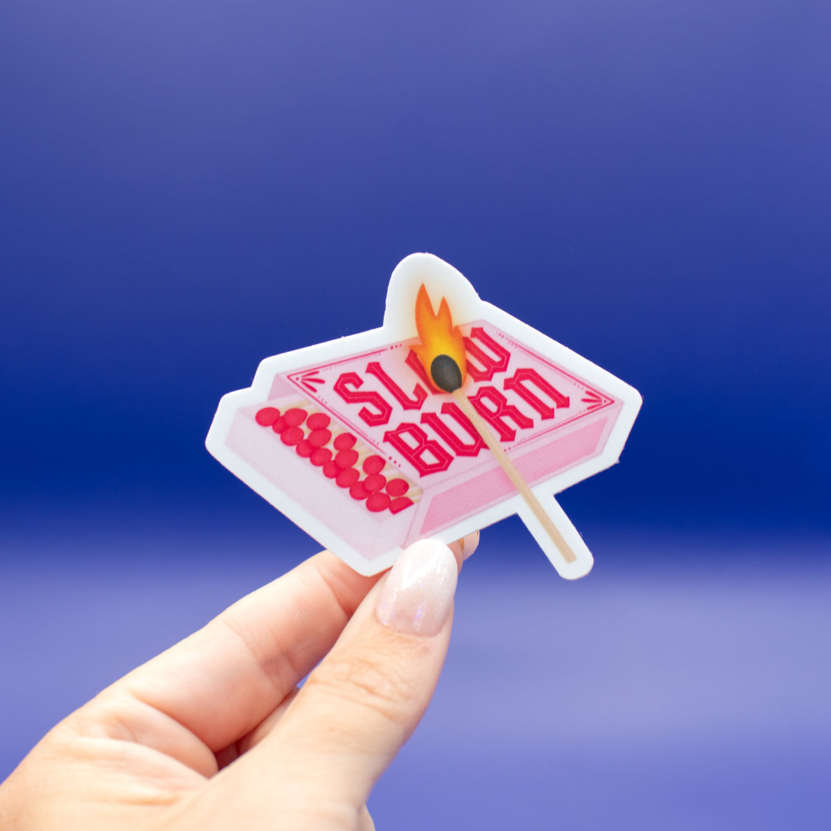 Slow Burn - Vinyl Sticker – Little Inklings Design