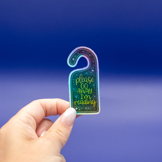 Do Not Disturb - Holographic Vinyl Sticker