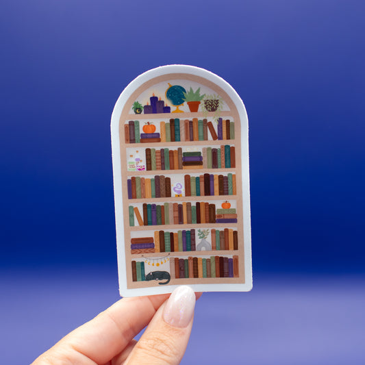 Bookshelf - Vinyl Sticker