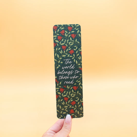The World Belongs Bookmark
