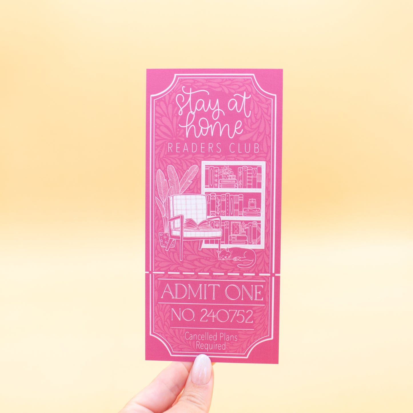 Stay At Home Readers Club - Oversized Bookmark