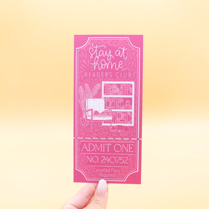 Stay At Home Readers Club - Oversized Bookmark