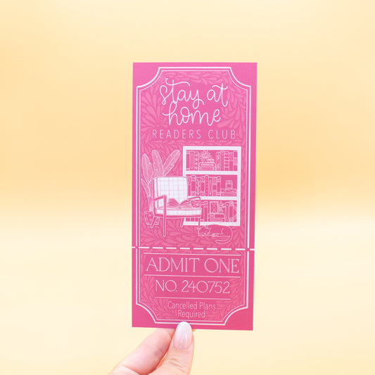 Stay At Home Readers Club - Oversized Bookmark