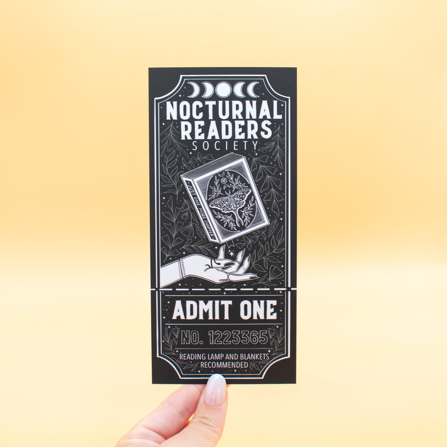 Nocturnal Readers Society - Oversized Bookmark