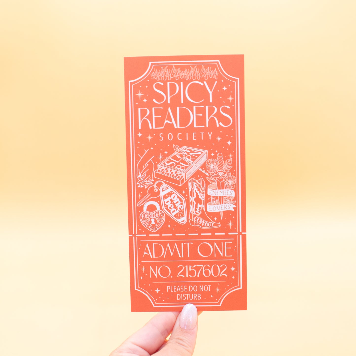 Spicy Readers Society - Oversized Bookmark