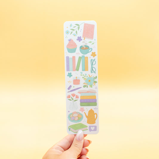 Bookish Tea Party Bookmark