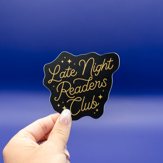 Late Night Readers Club - Vinyl Sticker