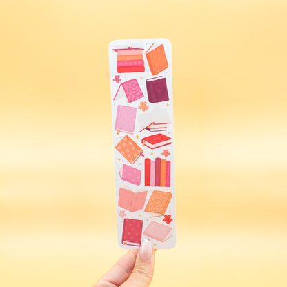 Pink Books Bookmark
