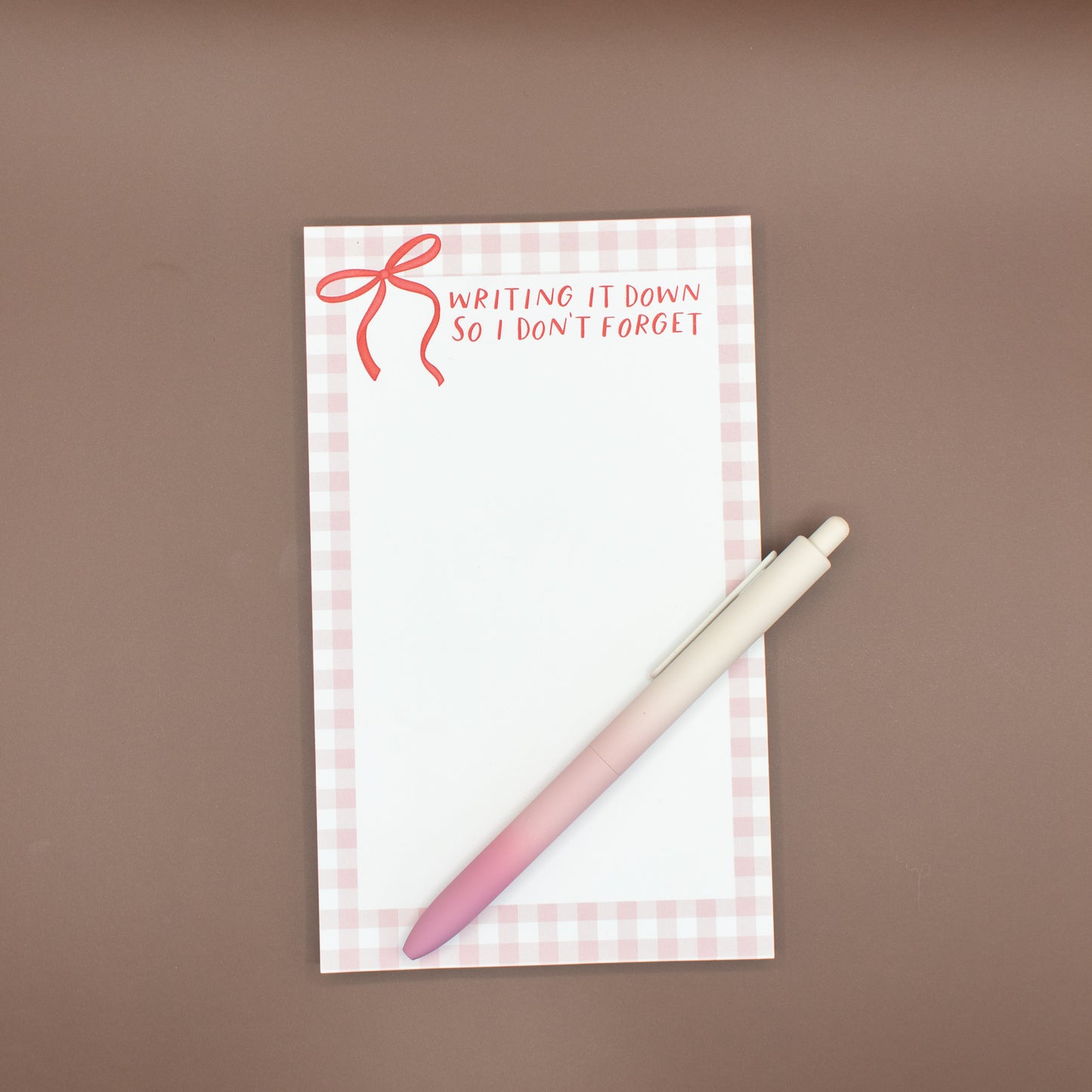 Writing It Down - Notepad