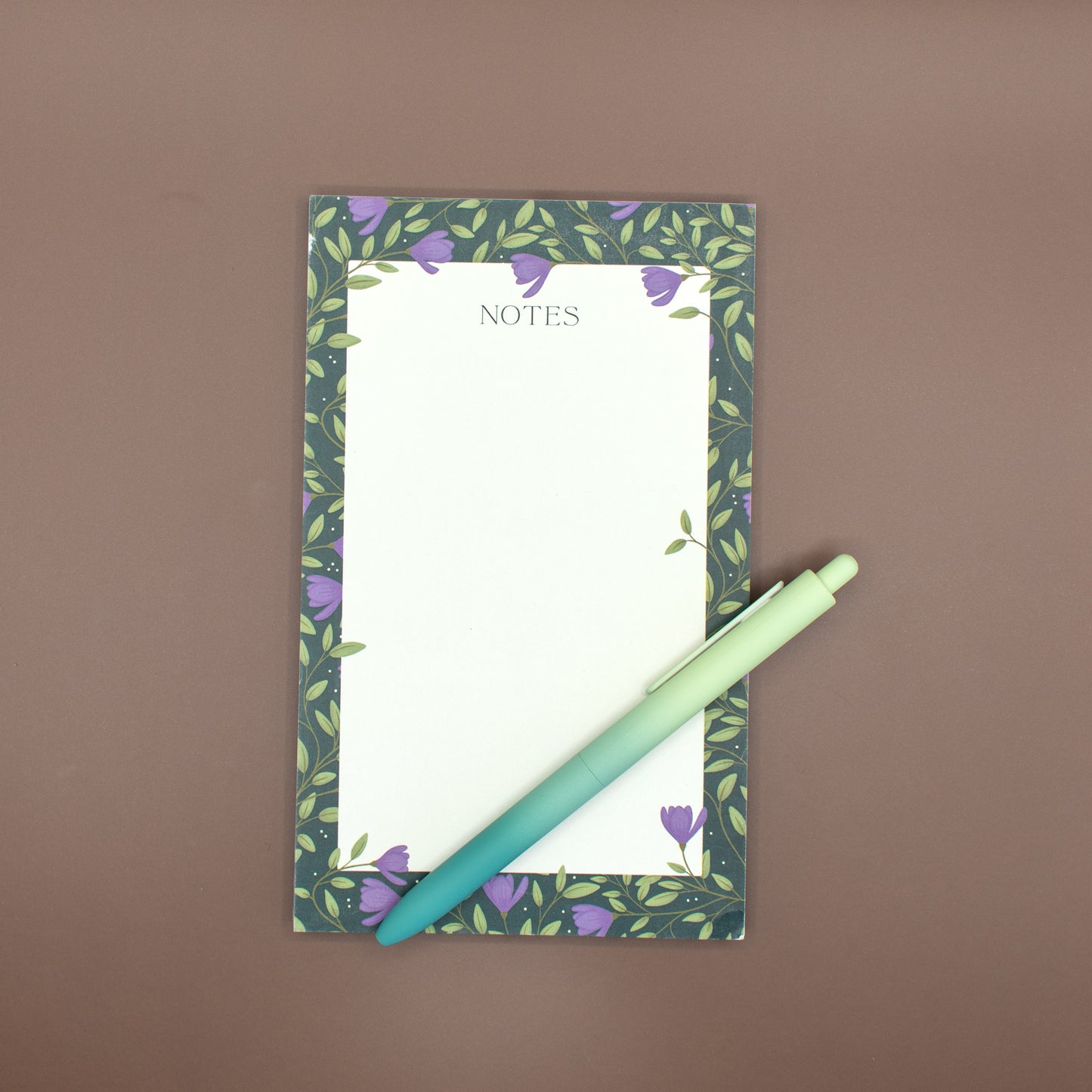 Purple Flowers - Notepad