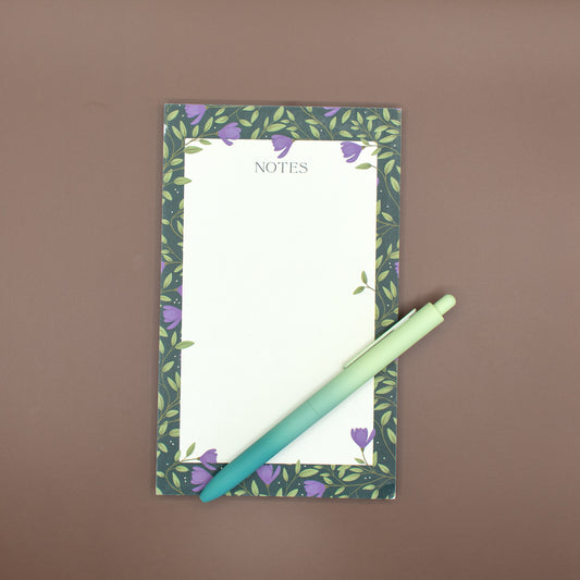 Purple Flowers - Notepad