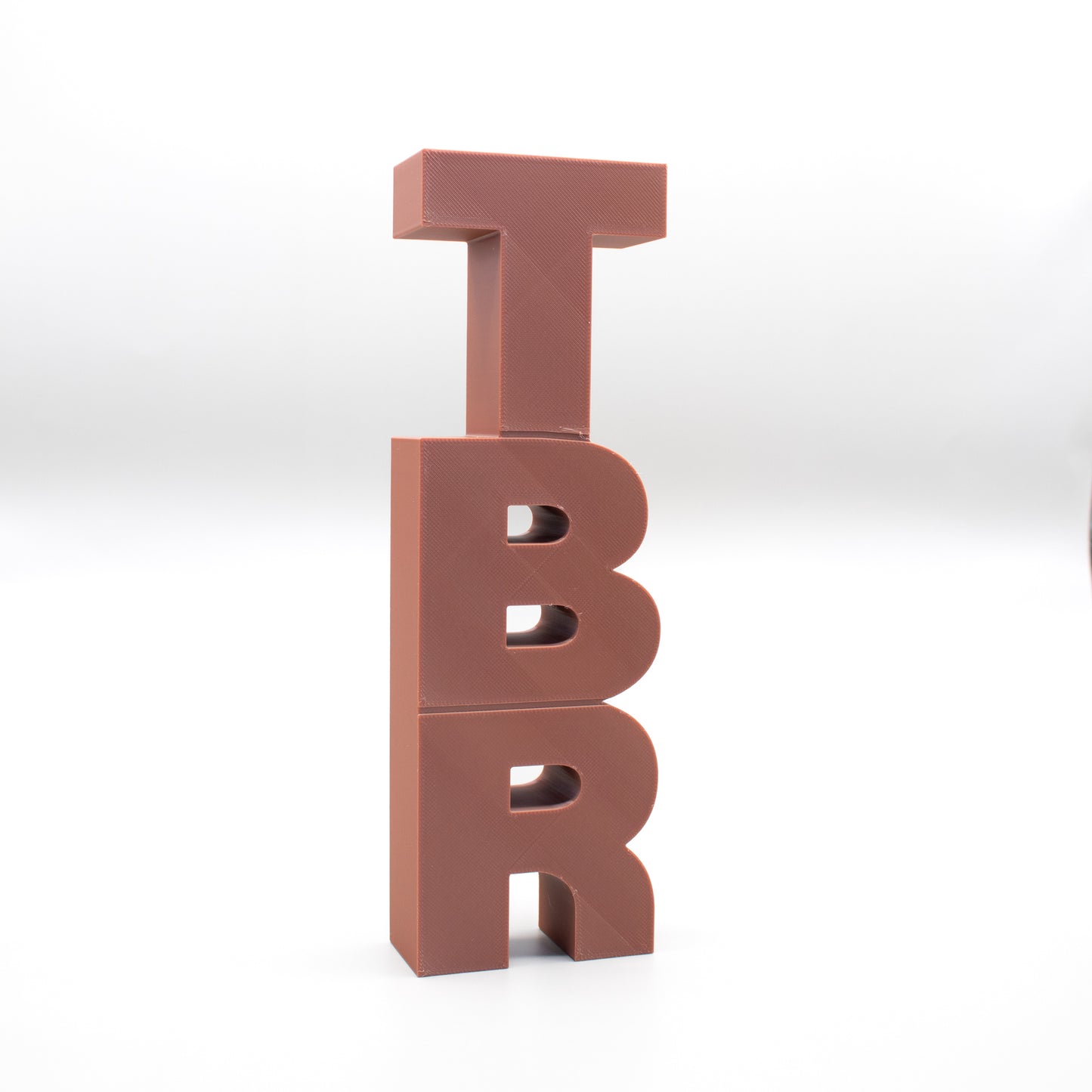 TBR 3D Printed Shelf Decor