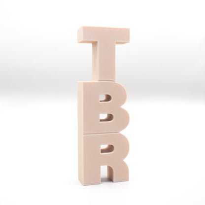 TBR 3D Printed Shelf Decor
