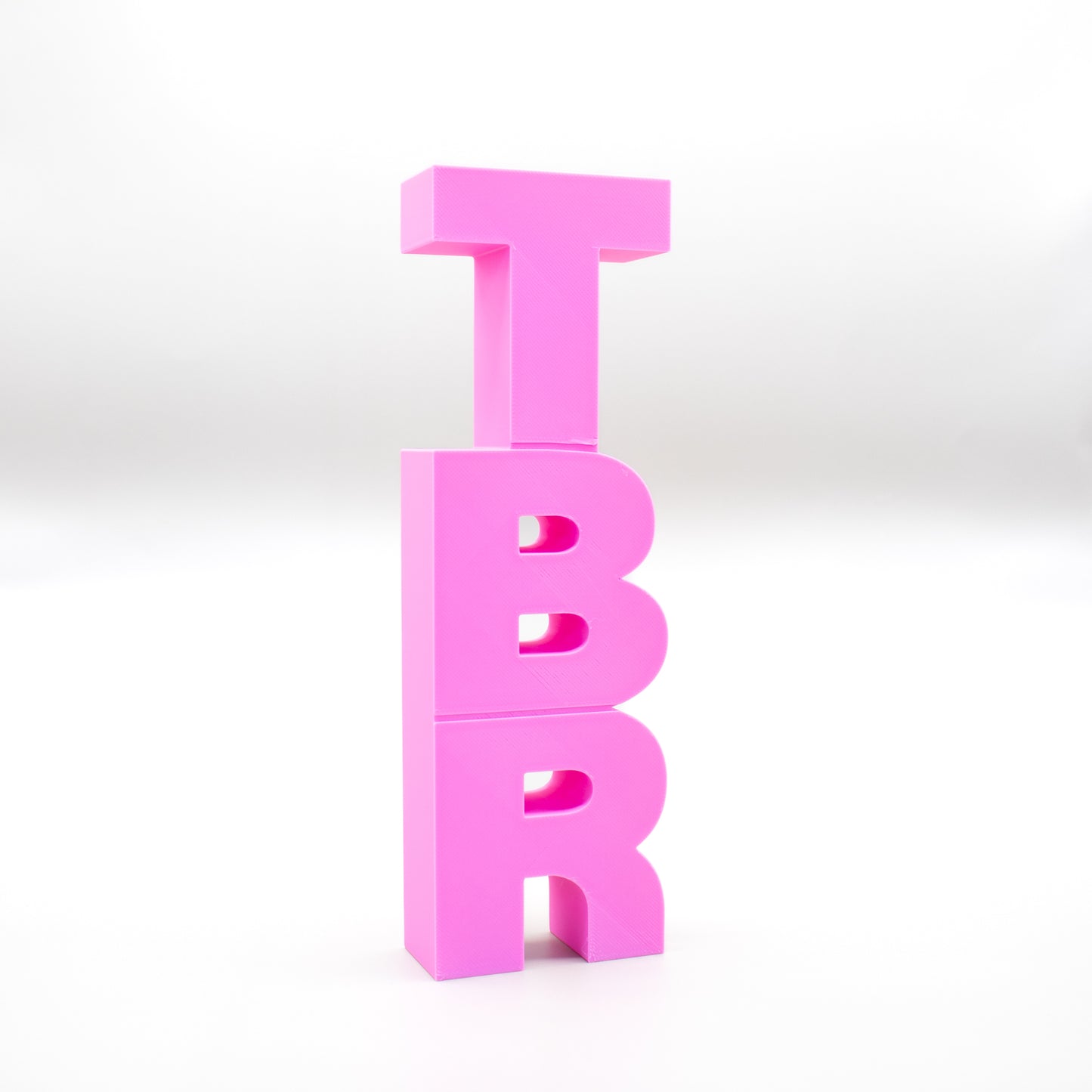 TBR 3D Printed Shelf Decor