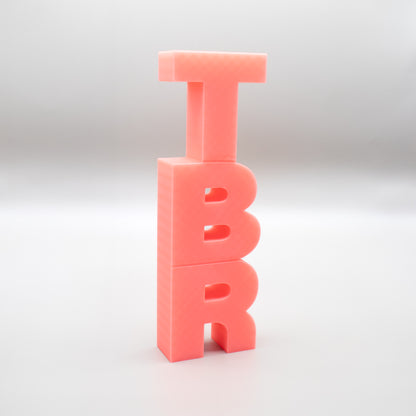 TBR 3D Printed Shelf Decor