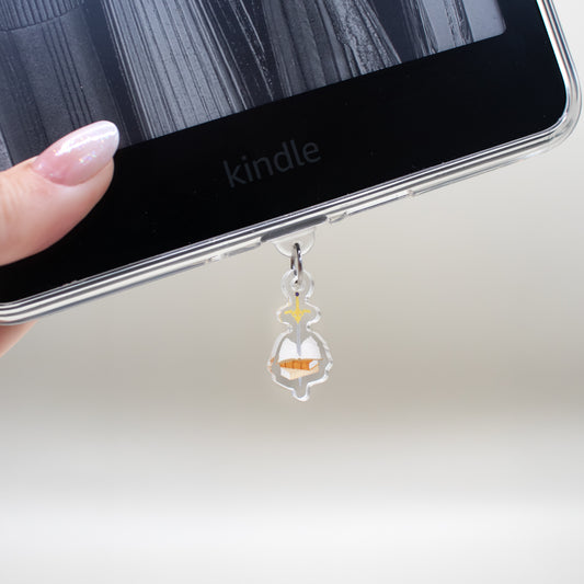 Sword & Books - USB-C Charm