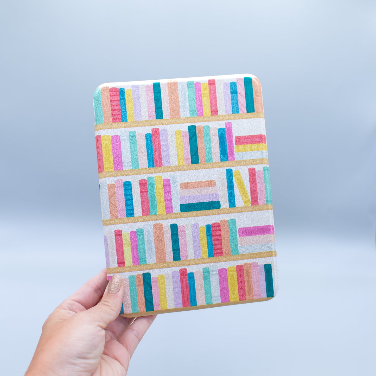 Bright Bookshelf Kindle Case