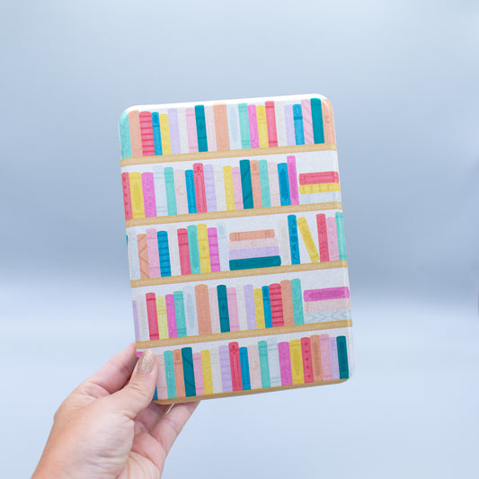 Bright Bookshelf Kindle Case