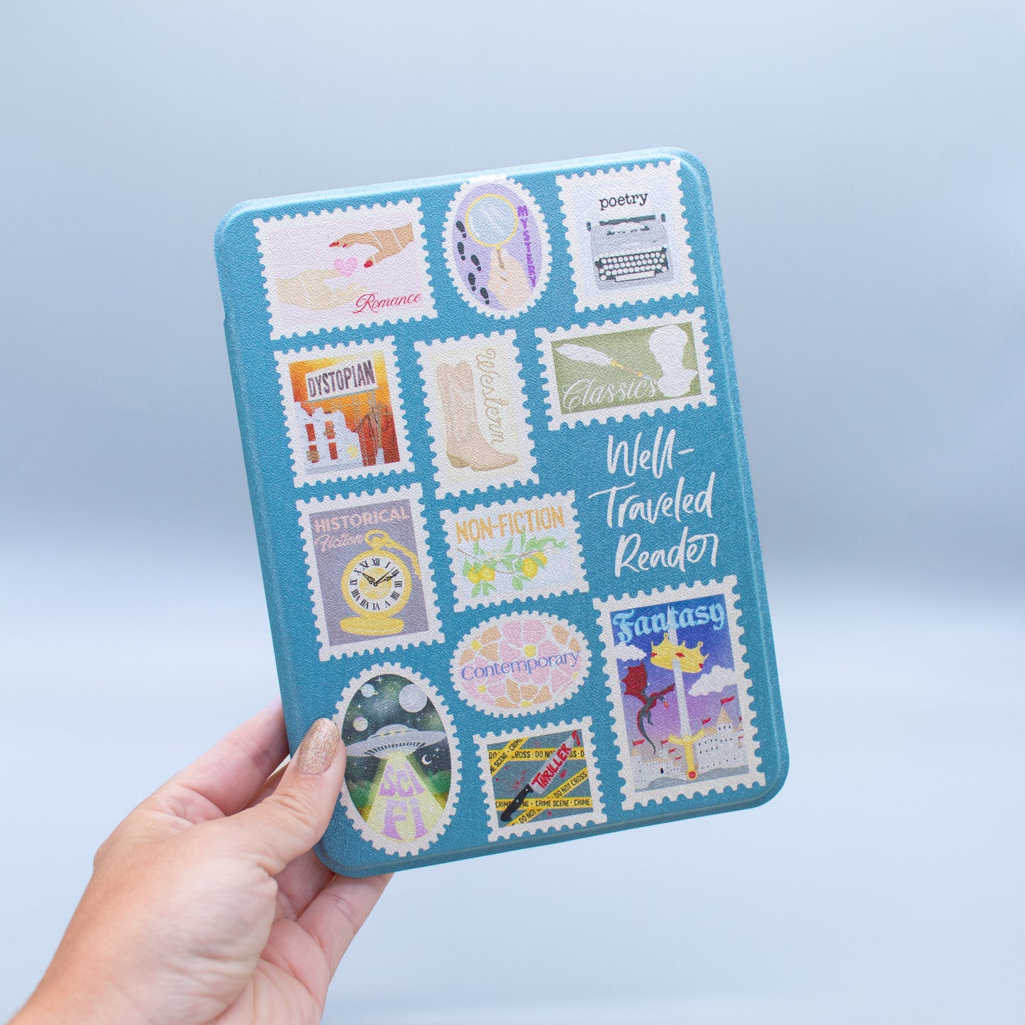 Well-Traveled Reader Kindle Case
