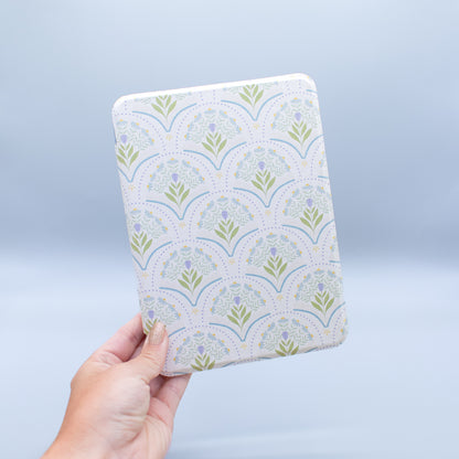 Blue Floral Pattern Kindle Case