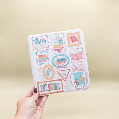 Bookish Frames Kobo Case - Clear Back