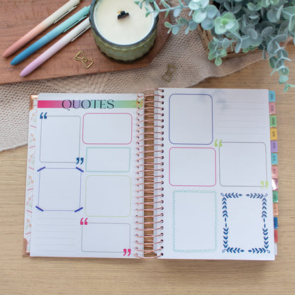 Always Fully Booked 2026 Planner - Bookish Frames - VERTICAL Layout