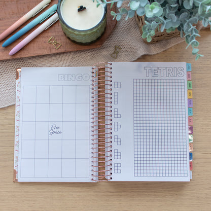 Always Fully Booked 2026 Planner - Bookish Frames - VERTICAL Layout