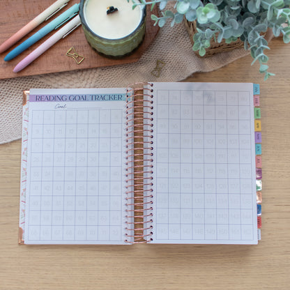 Always Fully Booked 2026 Planner - Bookish Frames - VERTICAL Layout